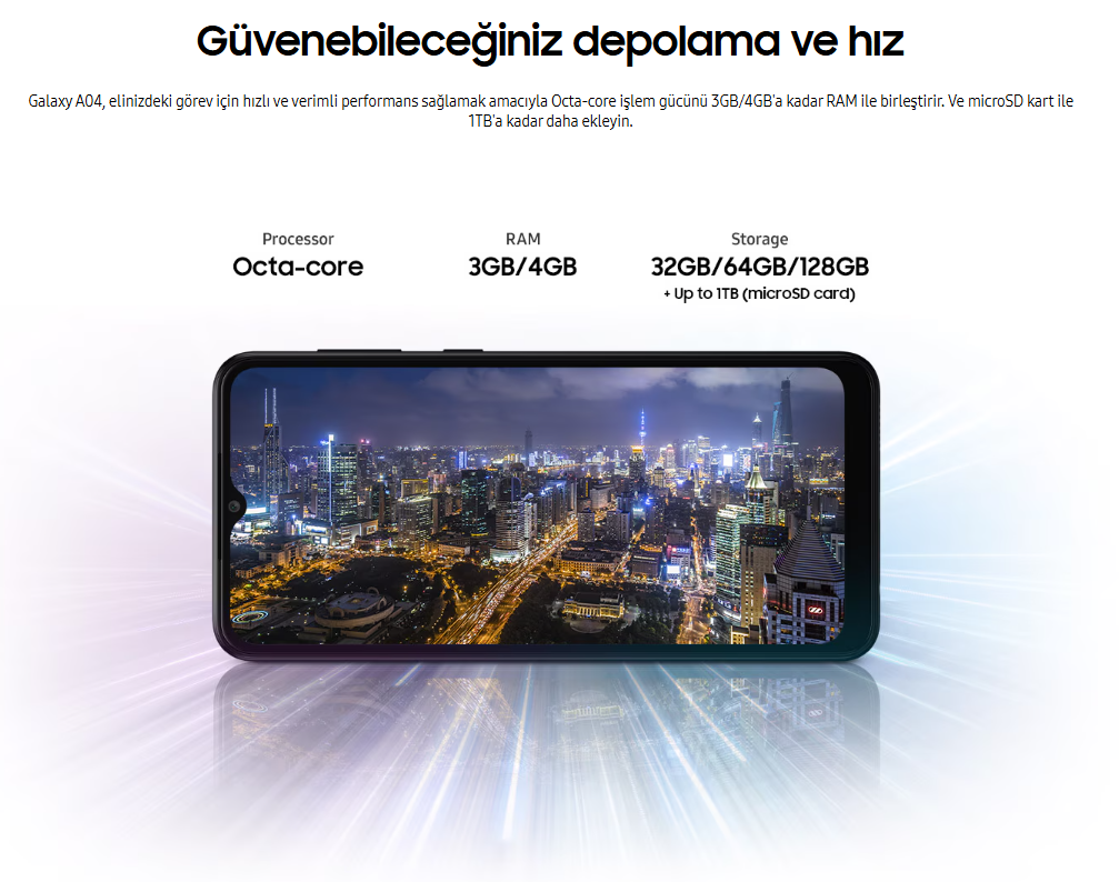 Samsung Galaxy A04 Performans